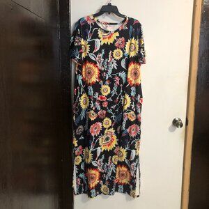 Naggoo Floral Dress, Size XL